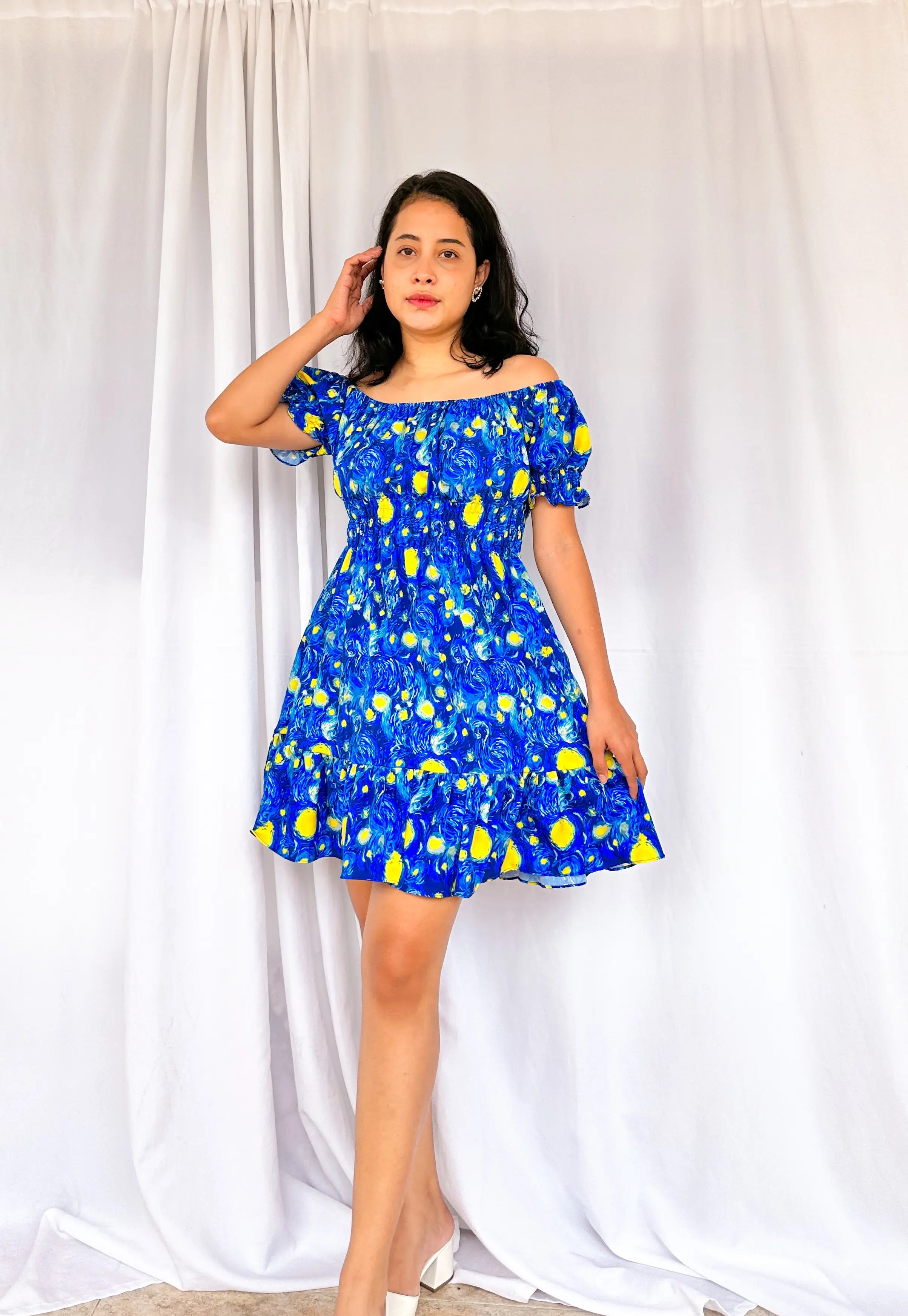 Vestido Kim Noite Estrellada