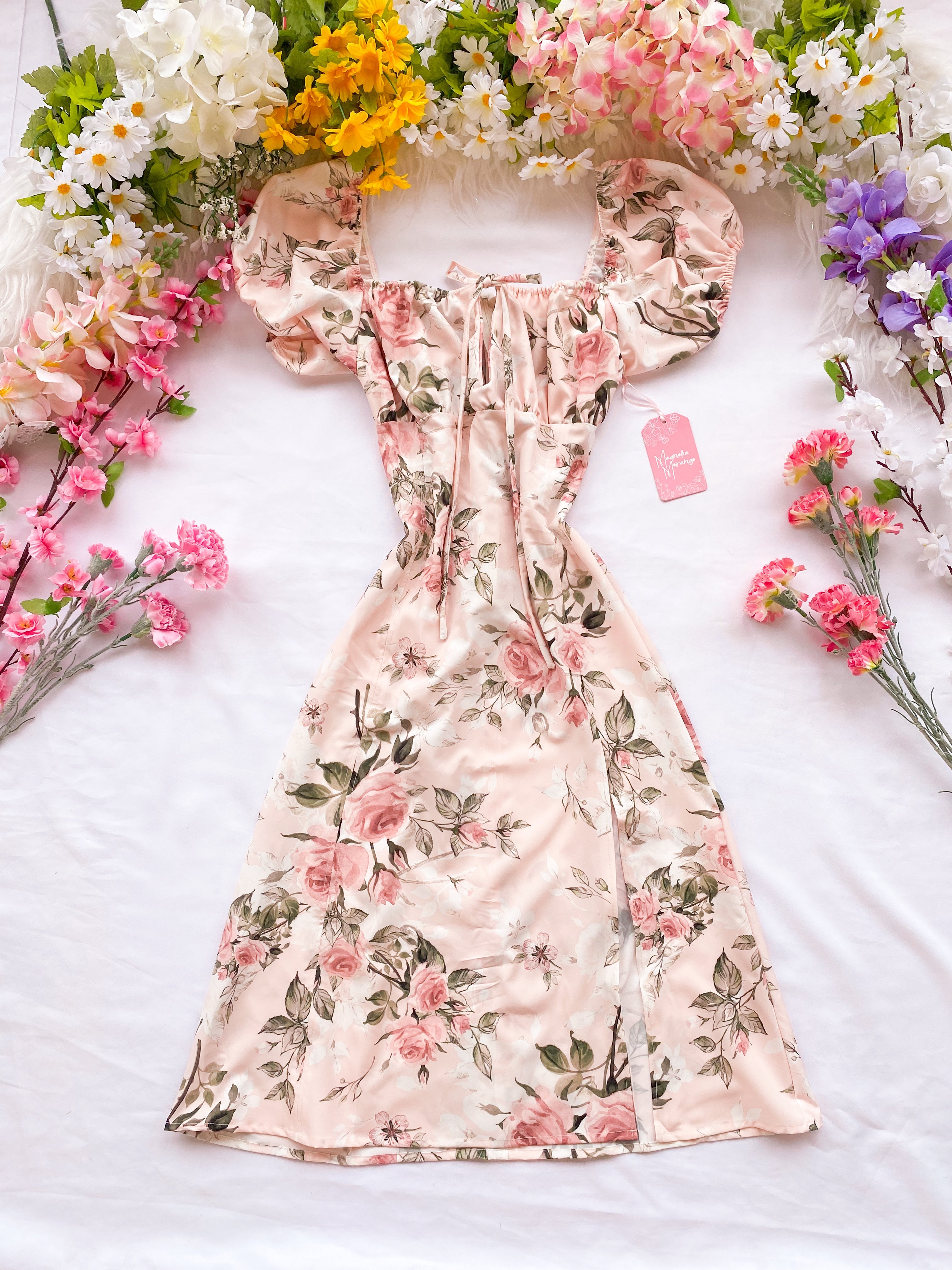 Vestido Magnolia Rosa